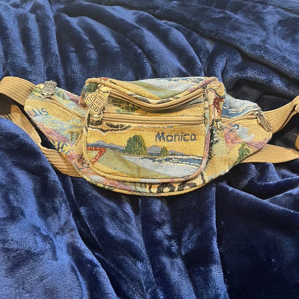 Vintage Pioneer Express Route 66 Fanny Pack